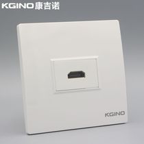 Type 86 One HDMI HD Socket Panel Version 20 HDMI Female-to-Female In-Line Multimedia Wall Plug
