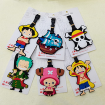 Cartoon: One Piece Joba Luffy luggage tags luggage tags backpacks suitcases tags check-in tags