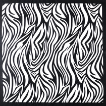Zebra pattern hip hop headscarf masked towel sports hairband men and women hipsters millennium hot girls black and white printed hip hop square towel