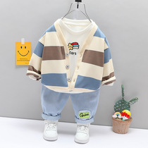 Baby clothes spring autumn and winter split suit one-year-old boy handsome tide boy foreign style newborn six months