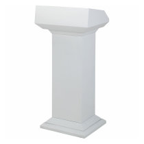 White paint reception desk Hotel sales department Welcome desk Custom LOG speaking desk Lecture desk Simple consulting desk