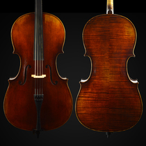 Family Cello Studio works for beginners Handmade solid wood tiger pattern for adults and children Professional-grade performance