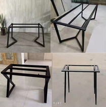 Customized wrought iron table feet desk stand bar table bracket metal table legs coffee table table frame rock board table stand feet