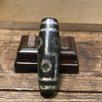Tibetan Tianzhu nine-leaf rock six-eyed Tianzhu Xiangxiong period natural cinnabar filled with various totem tantra 