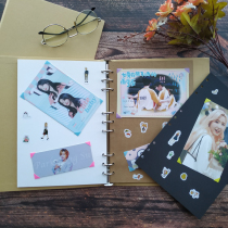 Baby growth commemorative album Restaurant recipe Creative gift Loose-leaf jam notepad plus hard gift painting