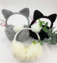 Japan DAISO warm cute plush earmuffs soft cute cat ear protection ear antifreeze set
