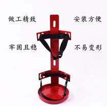  Place the forklift with a hanger hanging shelf Car fire extinguisher bracket one-piece holder set stable factory