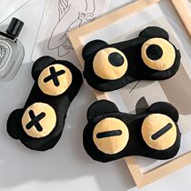 Eye mask sand carving earplugs anti-noise sleep set frog sleeping special shading non-pressure eye cute girl heart