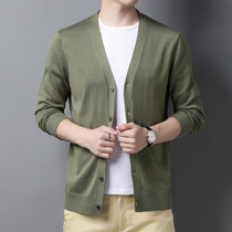 Rich Bird mens knitwear thin jacket Autumn line wear cardigan trend Korean version loose sweater mens clothing