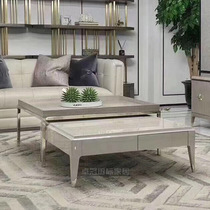 Hong Kong-style light luxury set several large apartment household 1 2m long strip coffee table 2020 new atmospheric combination tea table