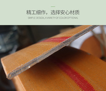 Orange rubber canvas belt transmission belt flat tape flat belt conveyor belt industrial wear-resistant belt hoist belt