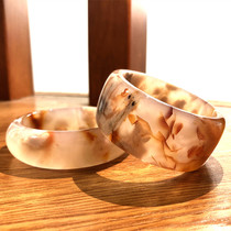  Cherry blossom agate bracelet ice permeable ice species natural Madagascar three-dimensional forming popcorn female bracelet live room