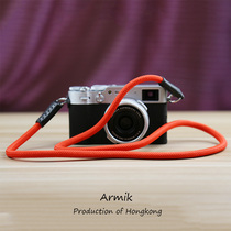 Limited Chinese Red Camera Strap Fuji X100V XT4 Micro Single Shoulder Strap Leica Life New Year Crossbody Round Rope