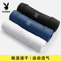 Playboy vest mens summer ice silk thin section wear base sports quick-drying sleeveless white hurdler undershirt