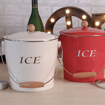 Classic European style galvanized paint iron ice bucket bar KTV outdoor champagne bucket