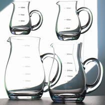 With graduated crystal glass wine dispenser with handle jug Cup decanter Japanese white wine split jug