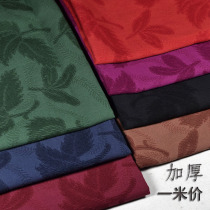Chinese ethnic style cotton hemp jacquard fabric garment fabric floral linen cheongsam dress dress dress one rice price