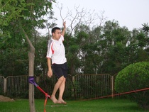 Outdoor extreme sports walking flat belt walking rope width 5CM 10CM set soft rope belt tensioner 10 meters