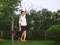 Outdoor extreme sports walking flat belt walking rope width 5CM 10CM set soft rope belt tensioner 10 meters
