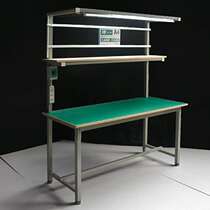Workbench anti-static operation table customized assembly line test and maintenance test bench Fangtong aluminum work station production line
