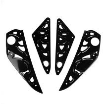 Taiwan's 4th generation and 4th generation motorcycle modified CNC aluminum alloy foot pedal set 4-piece padded foot pad