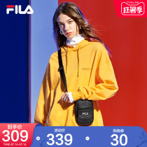 FILA Fila official couple hooded sweater 2021 spring new mens and womens casual loose trend Japanese sweater