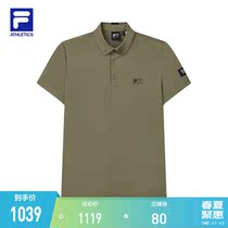 FILA ATHLETICS Official Man Short Sleeve POLO2022 Spring New Fashion Sports Golf