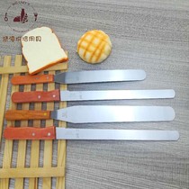 Commercial baking tool large cake bread fine tooth saw knife toast cutting knife stainless steel West Point layering knife