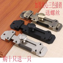 Zinc alloy surface mounted lock buckle Black door bolt Security door buckle Door latch Wooden door window Chinese antique copper latch