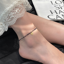 South Korea ins niche design cute smiling anklet female Net red 2021 new summer high-end simple anklet