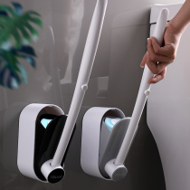 Disposable toilet brush no dead corner household washing toilet cleaning brush hanging wall toilet wall-mounted artifact