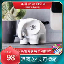 British Luckies Erasable Memo Elephant Memo Elephant Ceramic Stereo