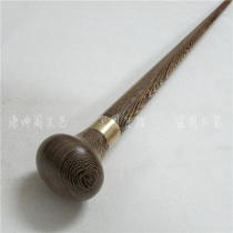 Round head chicken wing wood mahogany crutches solid wood cane crutches civilized sticks old peoples walking aids