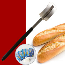 Cutting tool tool curved baguette cutting with the same straight handle bread knife Stainless steel Wu Baochun European package cutting knife