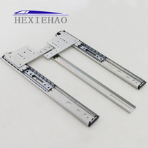 New product thickened hidden swing door slide TV cabinet door rail slide upper door rail slide