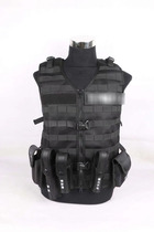 Patrol vest tactical vest waist adjustable Velcro protective vest
