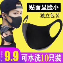  Masks for men and women summer stars with the same net red sunscreen thin goddess 3d three-dimensional fashion black dustproof and breathable tide
