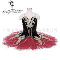 Black Red Don Quixote ballet TUTU dress custom female Nutcracker ballet performance costume