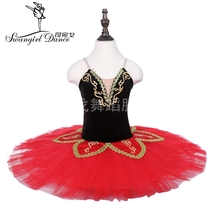 Black and Red Spanish Don Quixote Variations Ballet TUTU Skirt Professional Ballet Dress