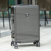 Technology sense explosion Lamborghini mirror carbon fiber shell universal wheel 20 inch suitcase boarding case