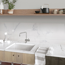 Dongpeng tile Snow White simple modern living room white tile 300x600 kitchen bathroom wall tile porcelain