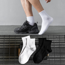 Socks mens socks summer spring and autumn thin breathable socks mens low-top shallow boat socks stockings ins tide