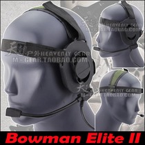  Bowman Elite II Headset American 2nd Generation Seal Special Forces Unilateral Walkie-talkie Tactical Headset Black