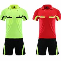 Football referee suit short sleeve mens and womens referee uniform football professional football game referee equipment