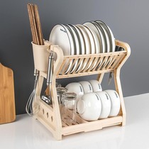 Dish storage rack Drain bowl rack put dishes and chopsticks dishes storage box cupboard supplies household kitchen rack