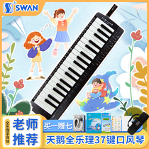 Swan mouth organ 37 keys full music theory Primary School students mouth organ tube children beginner play