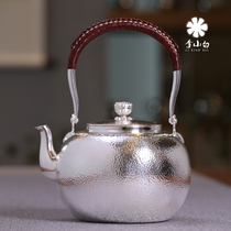 Li Xiaobai Silver Pot Sterling Silver 9999 Kettle Silver Pot Sterling Silver 999 Kettle Silver Pot Teapot Silver Pot