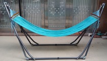 Vietnam summer hammock thick black folding frame indoor outdoor self driving tour swing adjustable bracket net bed Beach beach