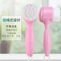 Hand washing brush Face artifact Soft hair cleansing brush face instrument cleansing clean pores skin