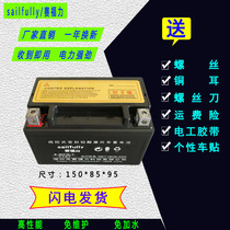 12v motorcycle battery ghost fire assist womens scooter battery maintenance-free dry battery universal 7ah battery
